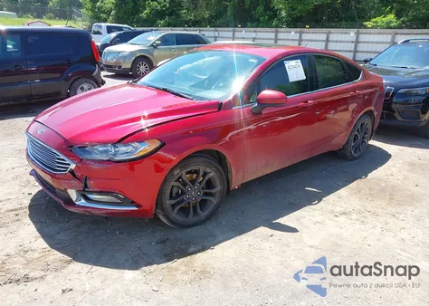 2018 Ford Fusion Se из США, поврежденный, VIN 3FA6P0HD2JR279830